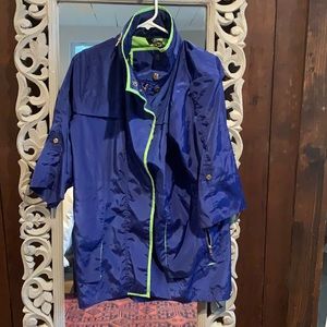 Luii water resistant windbreaker jacket